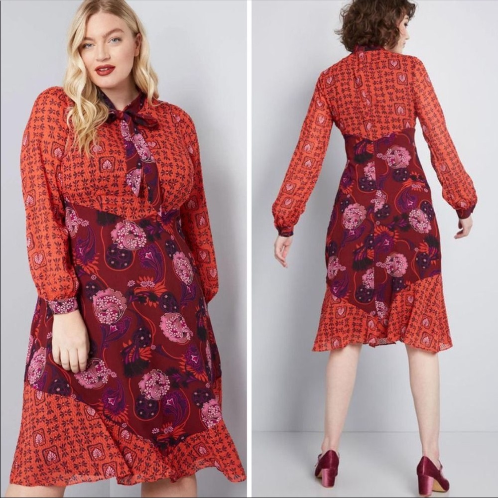 ModCloth x Anna Sui Unforgettable Flair A-Line Dress